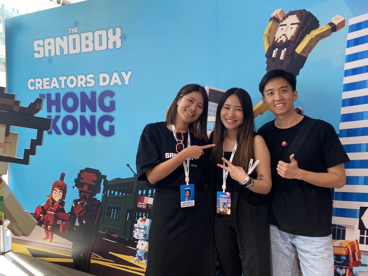 MUZA_solution's tweet photo. It was great to meet so many creators in #CreatorsDayHK 🇭🇰 We're thrilled to foster the creativity of the Sandbox studios. More to come for @TheSandboxGame in 2024. "where  gaming meets culture" https://t.co/Y8mZJ6wSs5