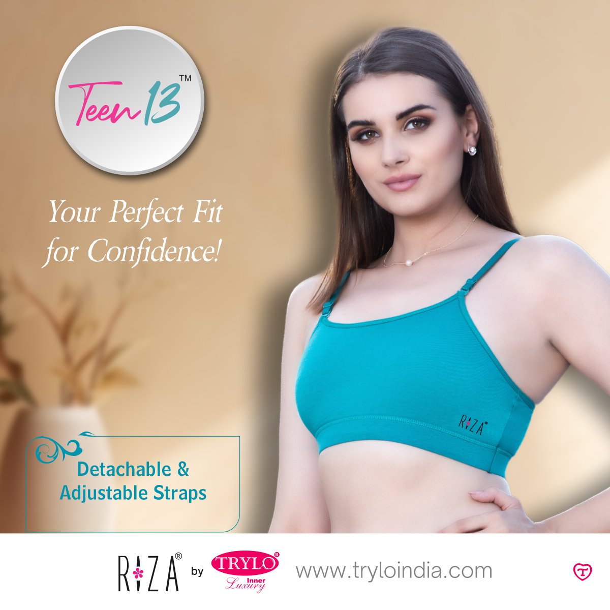 TryloIntimates's tweet photo. Introducing the ideal bra for teenagers - Trylo Riza Teen 13.
Product Shown- Riza Teen 13
#Trylo #TryloIndia #TryloIntimates #TryloBra #TryloBraOnline #Riza #RizaIntimates #RizabyTrylo #RizaCollection #TryloRizaTeen13 #TeenageComfort #AllDaySupport #TeenComfort #TeenBraComfort https://t.co/UC6UnMrgqW
