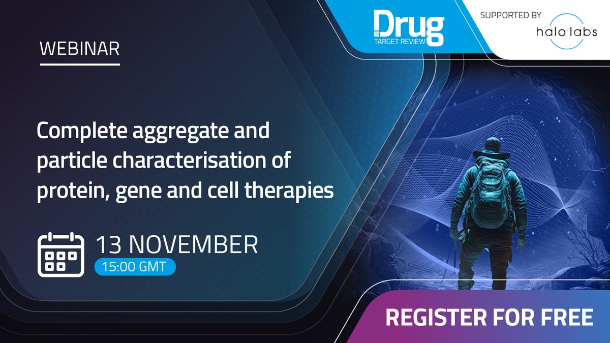 DrugTargetRev's tweet image. 📢 Have you registered for the upcoming webinar with Halo Labs?

📍 Complete aggregate and particle characterisation of protein, gene and cell therapies

📅 13th November at 3.00pm.

Register now: bit.ly/45WjDOv

#DrugDiscovery #ParticleCharacterisation #Webinar
