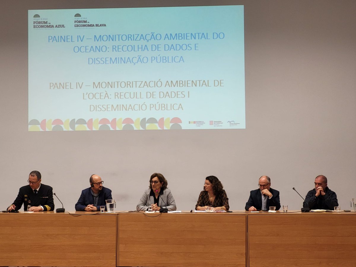 On November 2nd, Fátima Alves (CESAM/DAO) participated in the Atlant & Med - Blue Economy Forum 2023 at the Infante D. Henrique Nautical School in Oeiras. Learn more here: bit.ly/47gDwRq