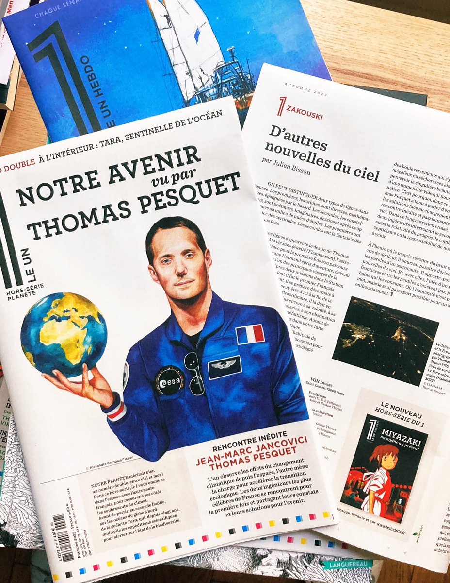 « A l’heure où le monde résonne du bruit des bombes et des cris de douleur, il pourrait paraître dérisoire d’écouter les paroles d’un astronaute. Il apporte, pourtant, d’autres nouvelles du ciel. »

Notre Hors-série du 1 autour de Thomas Pesquet et de l’environnement est sorti 👇