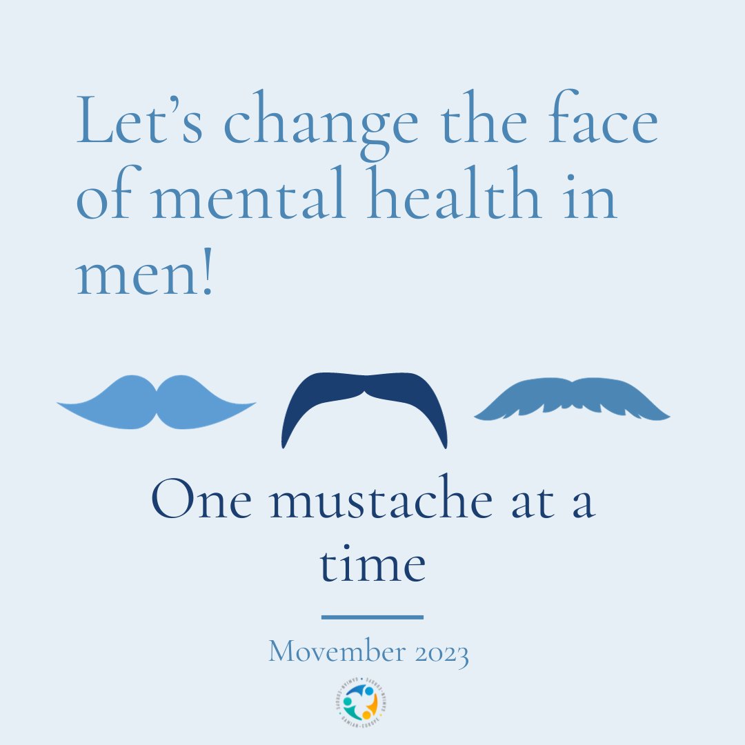 👨🏽‍🦱 So, you shaved your mustache. Now what?
🎉 #Movember is much more. Join us this week as we explore how men's mental health can be challenged and what can be done differently!
🤝Let’s change the face of men’s mental health!
 #MentalHealthMatters#PatientsVoice