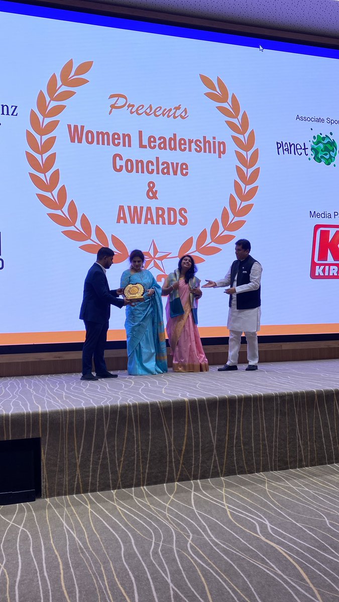 Itsmevaram's tweet photo. "🏆 Delighted to share that my mom has been honored at the Women Leadership Conclave &amp; Awards 2023 by Yashoda Hospital and Mercedes Benz Silver Star. Her achievements inspire us all at the #WomenAchieversForum. #ProudDaughter #LeadershipAwards" https://t.co/hAQxEd7lXX