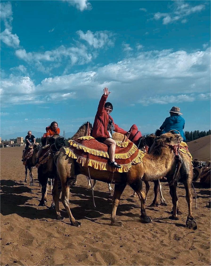 Looking forward to a camel ride in the desert? Let's ride one across the #Kumtag Desert and immerse ourselves in #Xinjiang's desert charm!
#holidaytrip #xincity #amazingxinjiang #thisisxinjiang #xinjiangtravel