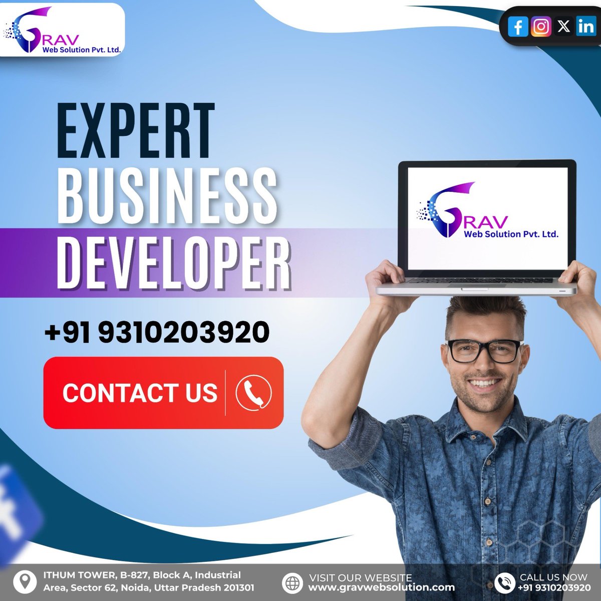 gravwebsolution's tweet image. &quot;Unlocking 𝐆𝐫𝐨𝐰𝐭𝐡 and 𝐎𝐩𝐩𝐨𝐫𝐭𝐮𝐧𝐢𝐭𝐢𝐞𝐬 with Our 𝐄𝐱𝐩𝐞𝐫𝐭 𝐁𝐮𝐬𝐢𝐧𝐞𝐬𝐬 𝐃𝐞𝐯𝐞𝐥𝐨𝐩𝐞𝐫 at 𝐆𝐫𝐚𝐯 𝐖𝐞𝐛 𝐒𝐨𝐥𝐮𝐭𝐢𝐨𝐧 𝐏𝐯𝐭 𝐋𝐭𝐝!&quot; 

#BusinessDevelopment #GrowthStrategies #GravWebSolution #GrowthOpportunities #BusinessGrowth #SpecialOffer