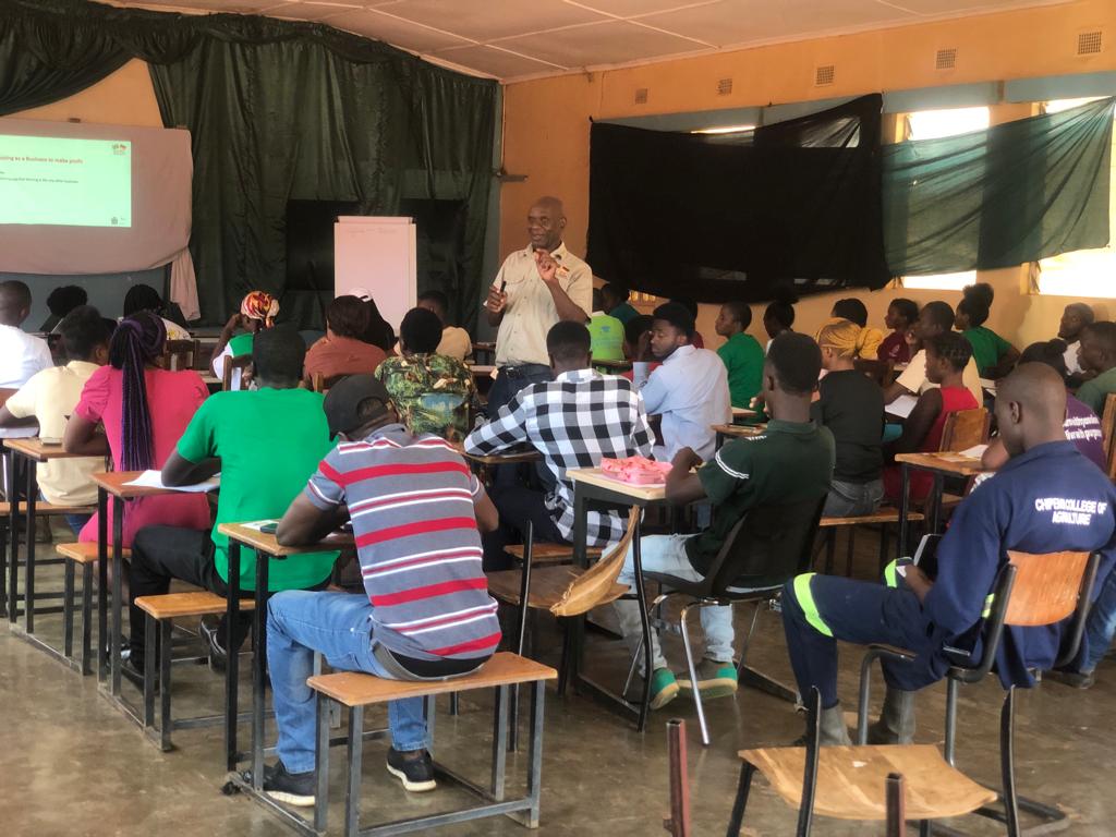 We kick off this week with our last student training at @Chipembi_Farming_College with a training in #Farming_as_a_Business.