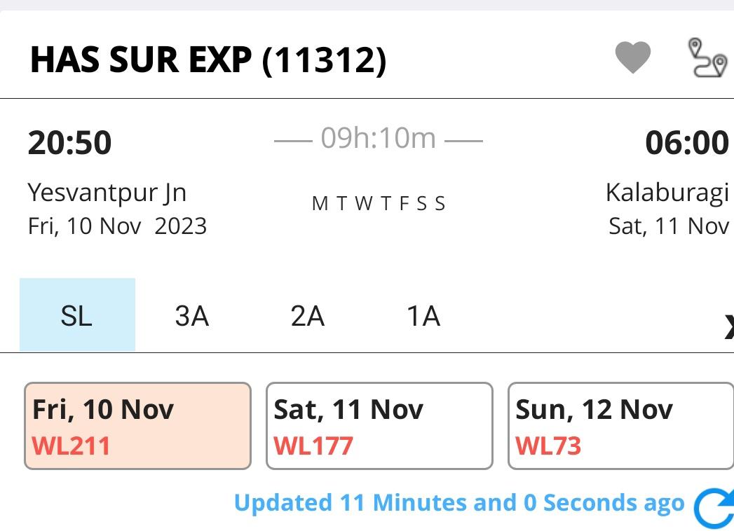 <a href="/KARailway/">Karnataka Rail Users</a> <a href="/RailMinIndia/">Ministry of Railways</a> <a href="/AshwiniVaishnaw/">Ashwini Vaishnaw</a> <a href="/SWRRLY/">South Western Railway</a> <a href="/bhagwantkhuba/">Bhagwanth Khuba</a> <a href="/ShobhaBJP/">Shobha Karandlaje</a> Almost all trains are in Waiting list... Plz run Deepawali Special train towards Raichur, Yadgir, Kalaburagi, Bidar