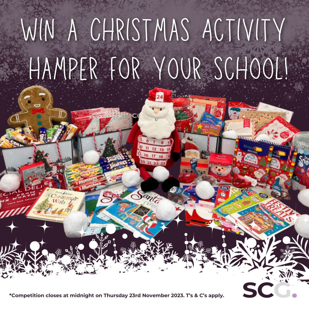 SpencerClarkeUK's tweet image. We’re launching our school Christmas competition!

One lucky school will win a Christmas Activity Hamper loaded with fantastic goodies! 🎅

To enter, 
❄️ LIKE this post
❄️ SHARE this post
❄️ COMMENT the name of your class and school

#christmas #win #competition #competitions