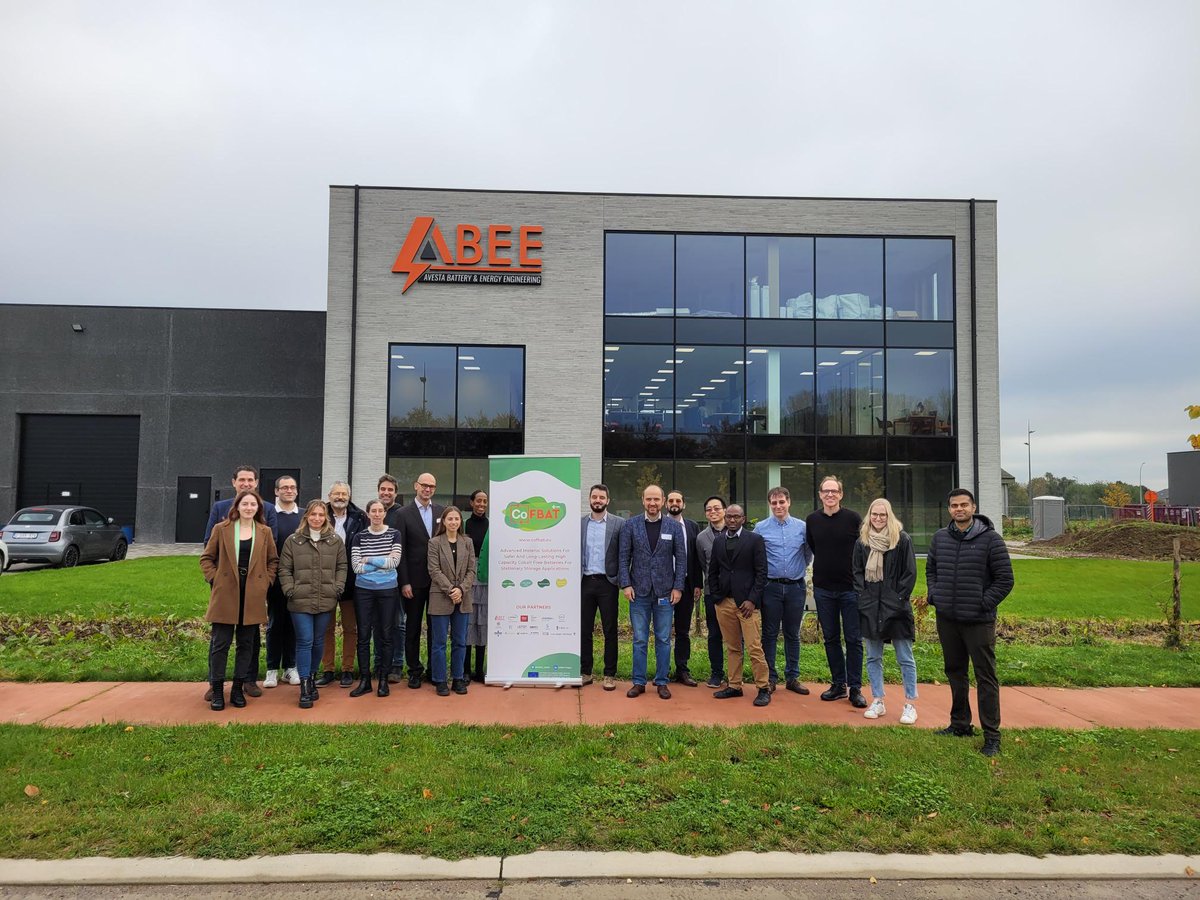 At the 9th General Assembly, members of the consortium were able to share ideas and progress updates on a constructive platform thanks to the well-planned event in #Ninove, which was kindly hosted by <a href="/AvestaBattery/">Avesta Battery & Energy Engineering</a> 
Read the full article here: shorturl.at/nwJV6

#batteries