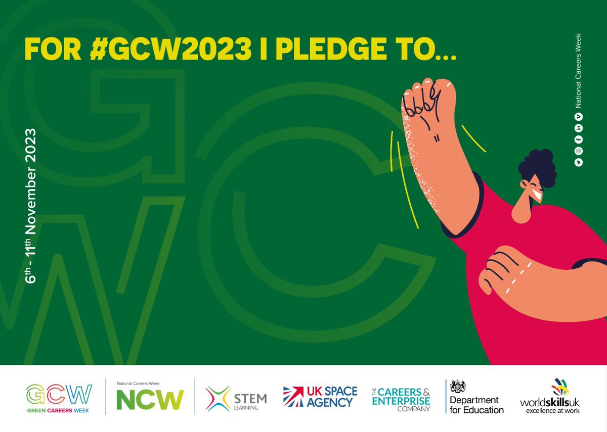 This week for #GCW2023 …

- Why not make a pledge and share it ?