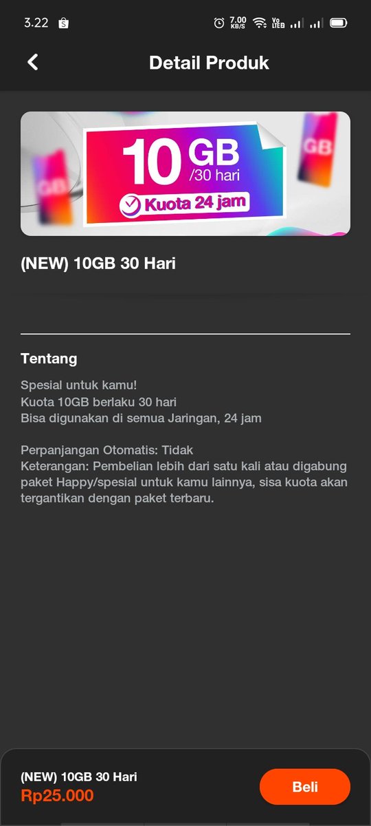 ntankuu1's tweet photo. Halo min @triindonesia saya beli paketan 10gb 30 hari lewat bima+ dan sudah sukses melakukan pembayaran lewat mbanking tapi kenapa paketannya gamasuk ya? Tanggal pembelian 6 Nov 2023 08:58. Mohon bantuanya terimakasih https://t.co/bf8AWQrG3h