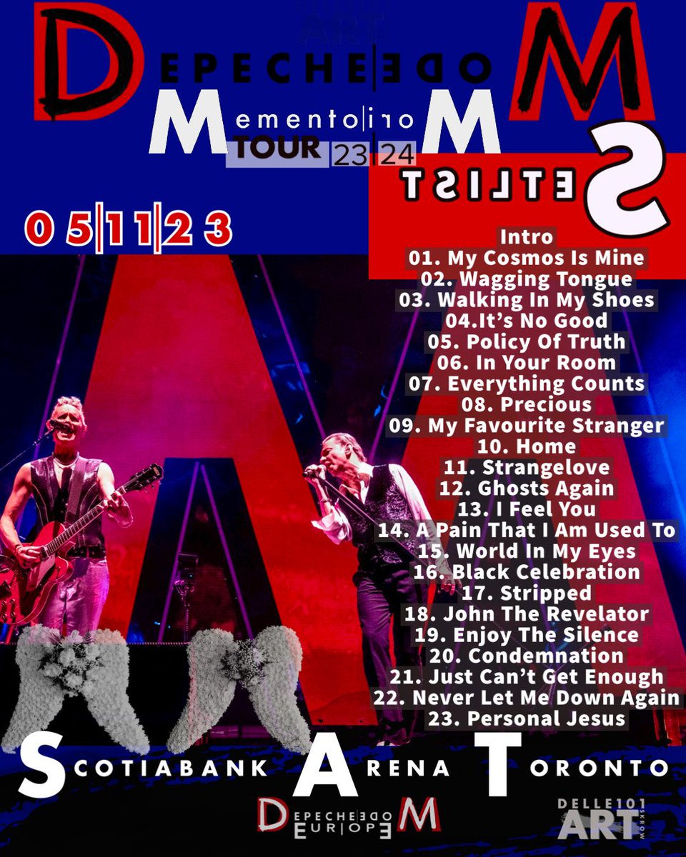 Depeche Mode Europe ✪ on X: #Setlist #DepecheMode #MementoMoriTour  #sanjosé  / X