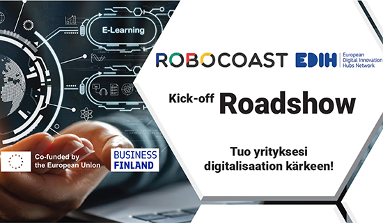 Teollisuuden tai teknologia-alan pk-yritys: Voisiko #Robocoast EDIH olla väylä yrityksesi kehitykseen ja rahoituksiin? Tule kuulolle 15.11. klo 10-11 webinaariin, kuinka 15 korkeakoulun osaaminen sekä EU:n innovaatiorahoitus voivat olla käytössäsi! 👇 jamk.fi/fi/tapahtuma/r…