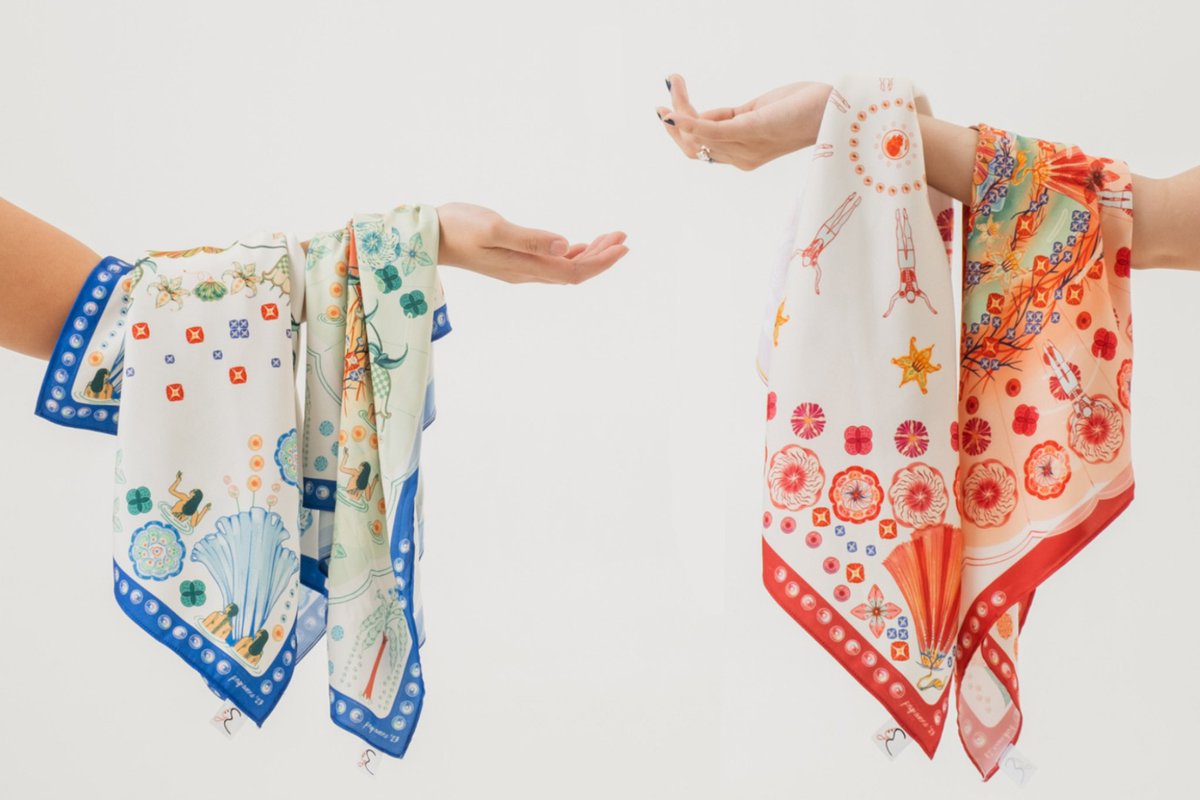 「New scarves  Photographed by PLAY Produc」|Gianneのイラスト