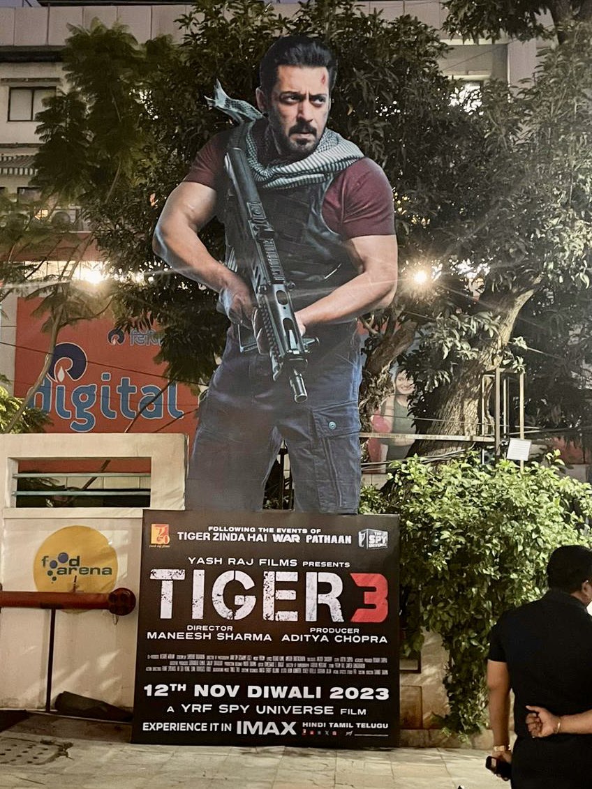 Why not send cutouts of Tiger 3 to C.G states? 

#Tiger3 <a href="/yrf/">Yash Raj Films</a> <a href="/rohan_m01/">Rohan Malhotra</a>