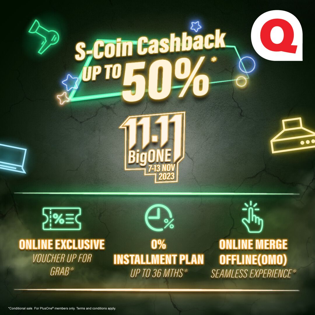 senQ_MY's tweet photo. Dah ready untuk esok? Promo 11.11 BigOne kita akan start esok sampai 13 Nov ini. Ni masa untuk korang shopping! Info lanjut klik https://t.co/3qE0fk4yVf

#senQMY https://t.co/w2OsuUyFt7