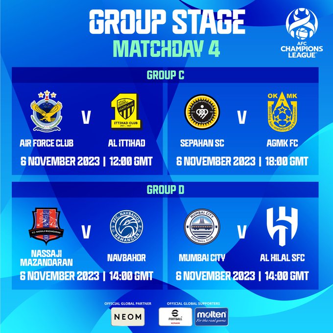 Group C: Sepahan FC (IRN) 1-0 Air Force Club (IRQ)