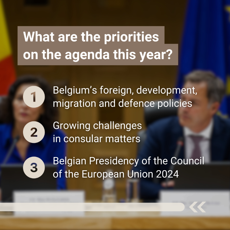 BelgiumMFA's tweet photo. This week, the Belgian Diplomatic Days are taking place in Brussels. #BEDiploDays

Prime Minister @AlexanderDeCroo, Minister of Foreign Affairs @HadjaLahbib and Minister of Development Cooperation @CaroGennez will address the Belgian heads of missions today.