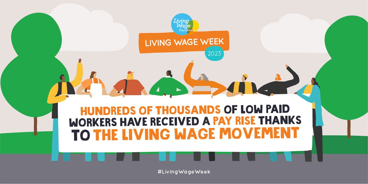 This #LivingWageWeek, we’re celebrating the movement that’s given hundreds of thousands of workers a pay rise and made a huge difference to people’s lives. Join our movement: ow.ly/FTPA50Q30mr #LivingWage