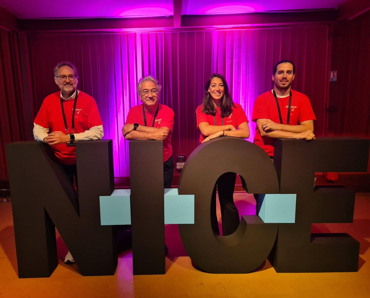 AlmaviaCX's tweet image. Nous y étions !
Quelle journée sensationnelle sous le chapiteau Le @CirquedHiver pour la conférence @NICELtd Interactions Paris 2023 ! 
Sans surprise, l'#IA était au rendez-vous, sans oublier l'invité d'honneur Frederic Michalak. #AlmaviaCX était au cœur de l'événement.