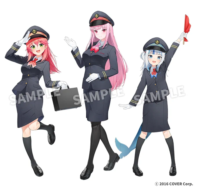 『東京キャラクターストリート』にて期間限定ショップ用の描き下ろしビジュアルを担当させていただきました!!  東京観光大使3名のオリジナル新商品がたくさんありますので、是非購入してみてください!!! #ホロライブ