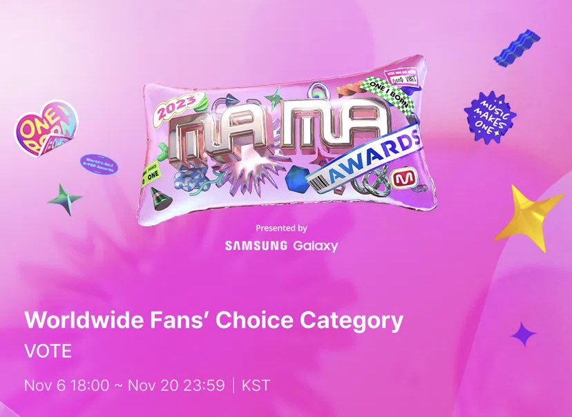 TXTChartData's tweet image. MAMA WWFC Final Round Voting is now open 

🗓6 Nov — 20 Nov, 11.59pm KST
🗳MNET+ App
— Vote 1x/day per device
— Stream #SugarRushRide 1x/day per acc
🔗 open.spotify.com/playlist/37i9d…

TWERK NO BRAKES
#MOARushRide #MOAisONE
#TOMORROW_X_TOGETHER