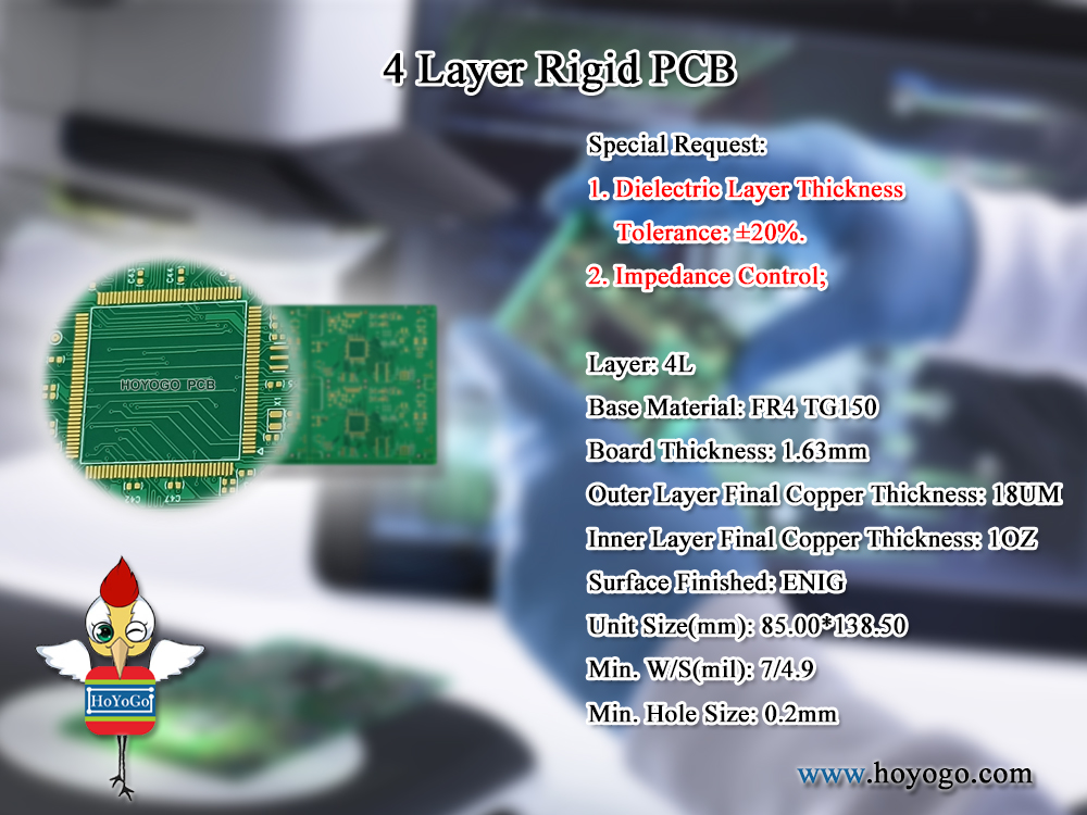 HYG_PCB's tweet image. 💡#SpecialPCB

📌#DielectricLayer Thickness Tolerance: ±20%.
📌#ImpedanceControl;

#4L #FR4 #TG150 #ENIG
Board Thickness: 1.63mm
Outer Layer Final Copper Thickness: #18UM
Inner Layer Final Copper Thickness: #1OZ

Min. Hole Size: 0.2mm

🖥️ hoyogo.com

#PCB #PCBA #SMT