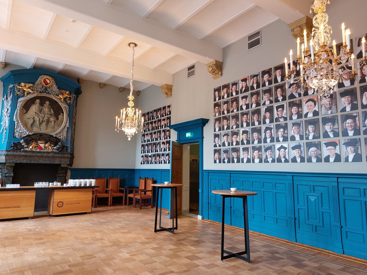 Portraits of women professors in the J. Westerdijk Room at Utrecht University Hall. The hall was inaugurated at the occasion of 100 years of women professors at Utrecht University in 2017. #academia #university #UniUtrecht #women