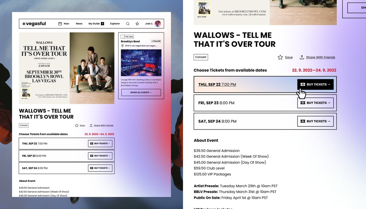 Taking a fresh perspective on a part of our latest project on dribbble — Design for Concerts and Events Platform

dribbble.com/shots/22991150…

#uiux #Ossmium #branding #webdesign #events #concerts #visualidentity