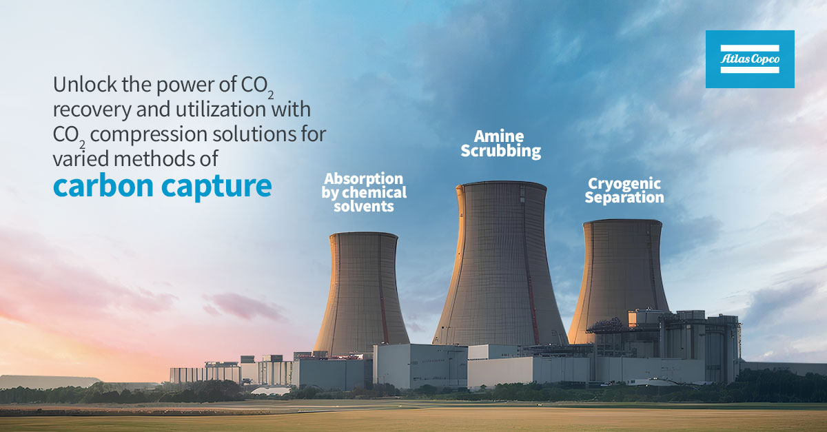 AtlasCopcoGroup's tweet image. Effective CO2 recovery and utilization are vital for cost-effectiveness, and sustainability. 

Discover more: bit.ly/3QLCwPO

 #AtlasCopcoGroup #OilFreeAir #ResourceEfficiency #CarbondioxideRecovery