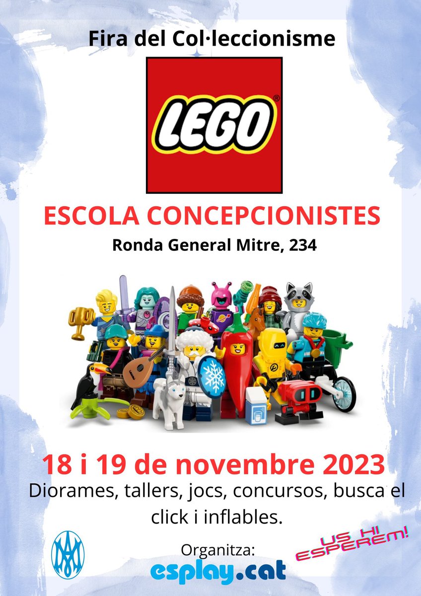 Fira Lego Concepcionistes els dies 18 i 19 de novembre!
👉barcelonaconcepcionistas.es/event/fira-leg…