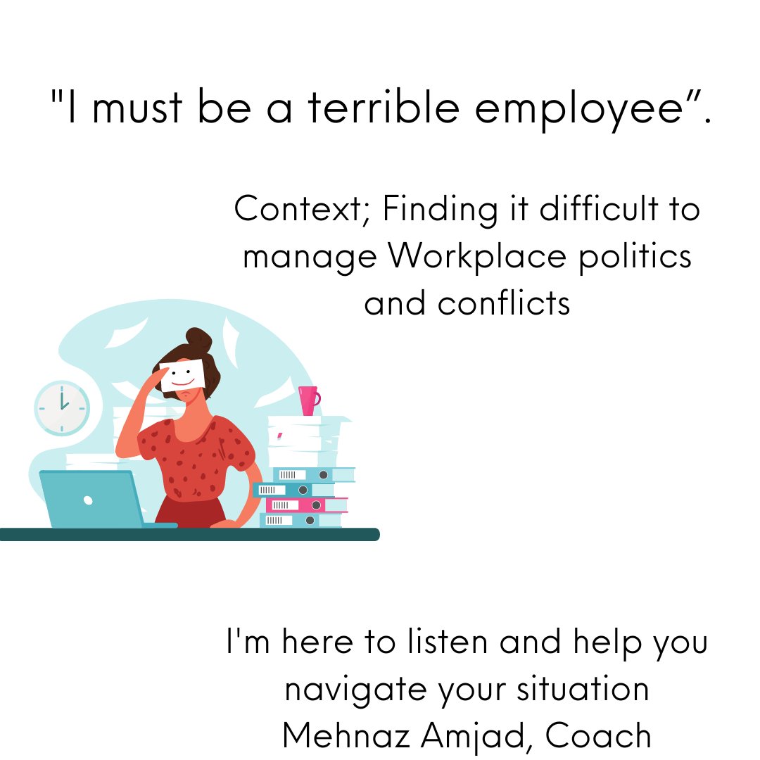 It always starts with minor conflicts
Connect, it's never too late to avoid your career being derailed.
forms.gle/NfjrHfSBRuKquT…
#officepolitics #coaching