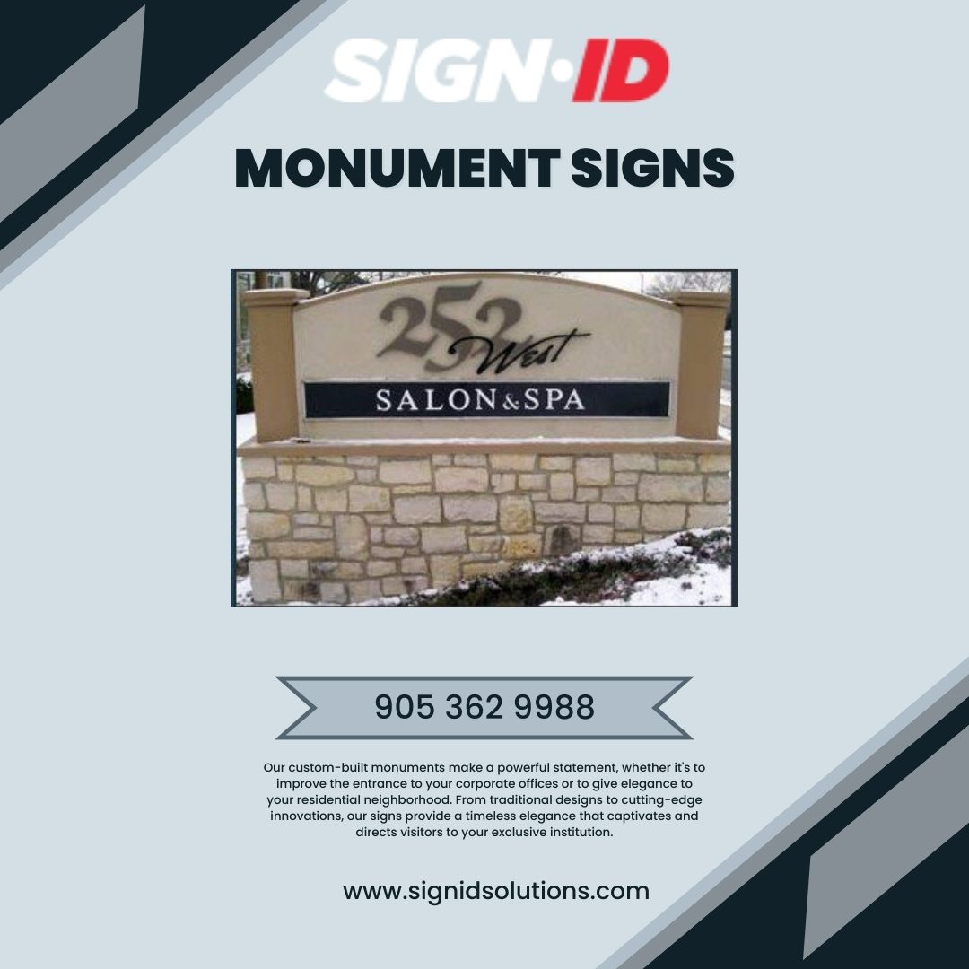 signidsolutions's tweet image. Our superb Monument Signs will leave a lasting impact. Our custom-built monuments make a powerful statement, 
shorturl.at/inKN2
#sign #signage #SignageMaker #signagesolutions #signagecompany #signageinstallationnstallation