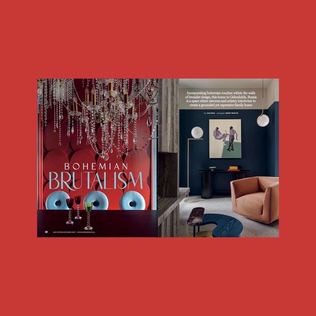 In <a href="/ryeschwarma/">gwaai</a>’s cover story for this month's @HouseandGardenSA, we explore a home with looks best summed up as "Bohemian Brutalist”– exemplifying the issue’s focus on design-forward, boundary-pushing places and people.
