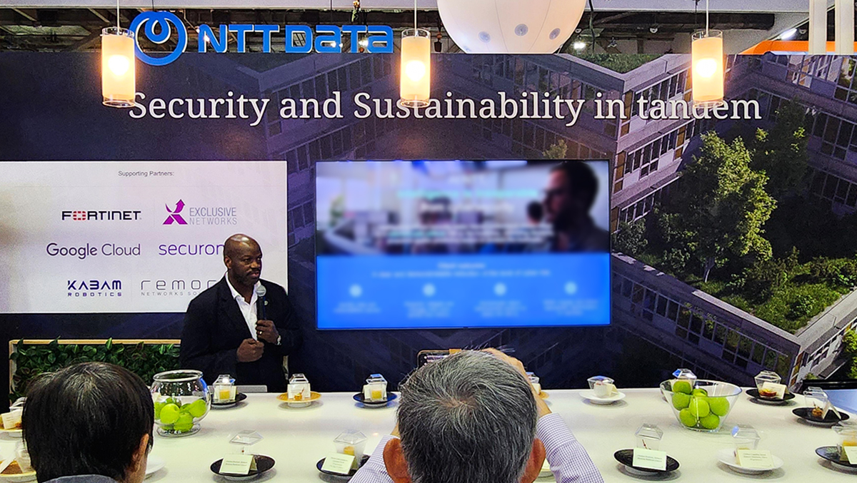 nttdata_inc's tweet photo. What an exciting finale to #Govware 2023!

We had the chance to showcase our lineup of services, including Managed Detection and Response, Threat Intelligence &amp; more.

We extend our gratitude to all those who visited our booth, explore now: https://t.co/5FIvHAkpJK

#NTTAPAC https://t.co/LTe03r7rMH
