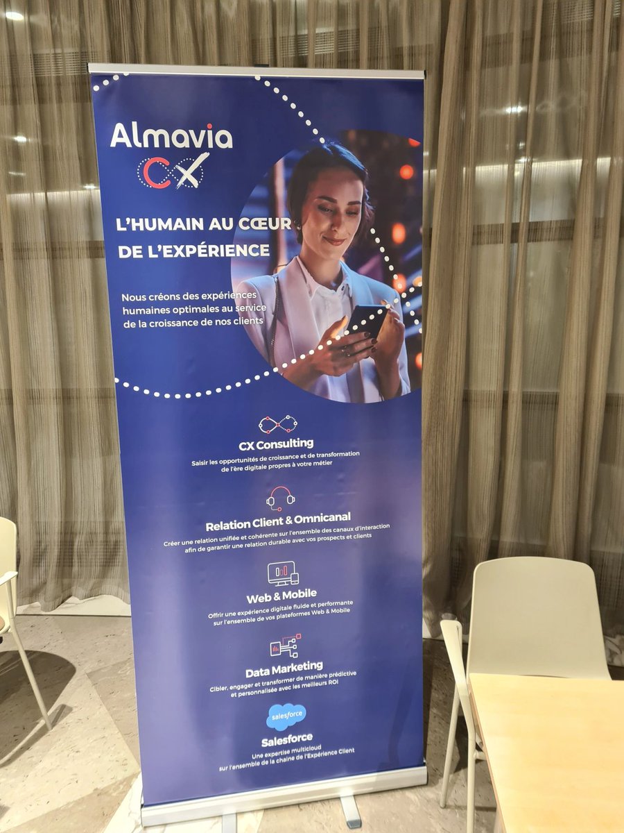 AlmaviaCX's tweet image. Un grand merci à toute l'équipe @Vocalcom  pour l'invitation et cet évènement riche en échanges !
C'était une belle occasion pour #AlmaviaCX de présenter la démarche à suivre pour booster la #performance dans les centres de #RelationClient.