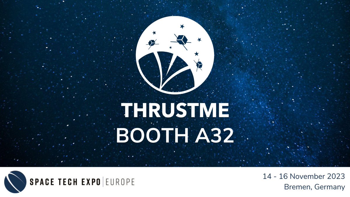 ThrustMe_space's tweet image. 🚀 Next stop: #SpaceTechExpo2023

Come and see us in Booth A32, we will be there during all exposition! If you prefer, you can always reach out to ‘meet@thrustme.fr’ to book a meeting with us.

#SpaceTechExpoEU #SpaceTechExpoEurope #SpaceTechExpo #SpaceTechExpoEU2023