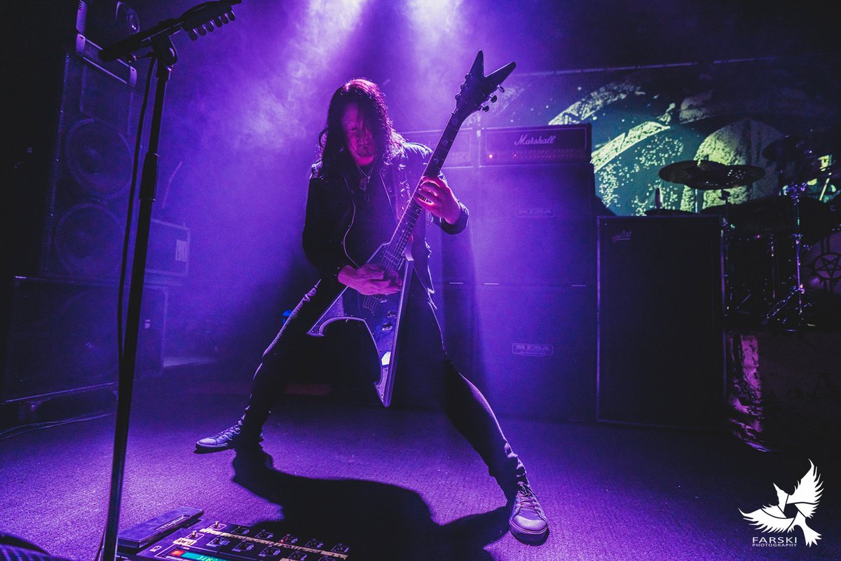 #michaelamott of <a href="/archenemymetal/">ᴀʀᴄʜ ᴇɴᴇᴍʏ</a> #metrotheatre #archenemy #Concert #metalmusic #alissawhitegluz #gigphotograpgy #sonyalpha <a href="/SonyAlpha/">Sony | Alpha</a> #livemusic #guitarist #farski