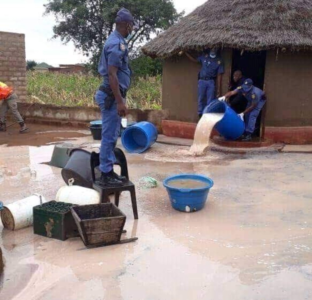 konje covid once made the police destroy our grandparent's brewery😭😏
