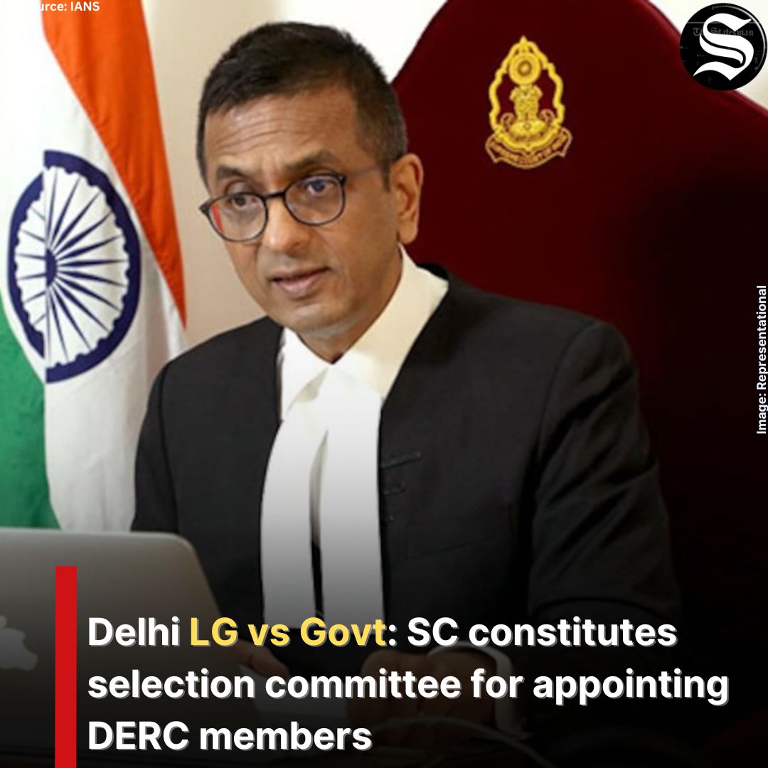 TheStatesmanLtd's tweet image. The #SupremeCourt on Monday passed an order constituting a selection committee for appointing two pro tem members of the Delhi Electricity Regulatory Commission (#DERC).

The Bench headed by Chief Justice of India #DYChandrachud pronounced an order saying that the selection…