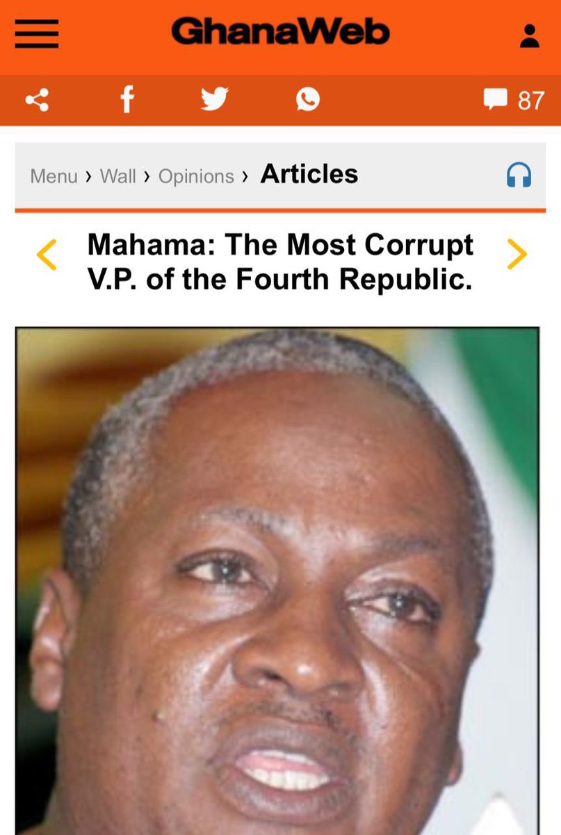 Jojo_stephen1's tweet photo. Ghanaians won't make a mistake and vote for Mahama again! He is not fit to rule this country. https://t.co/lqvt9JS3QL