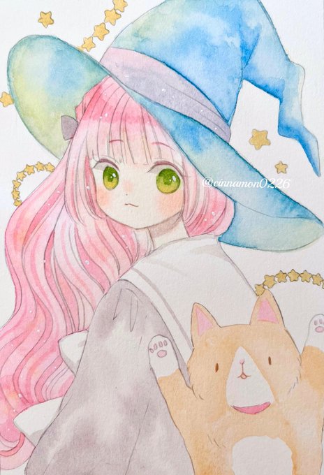 「long hair witch hat」 illustration images(Latest)｜21pages