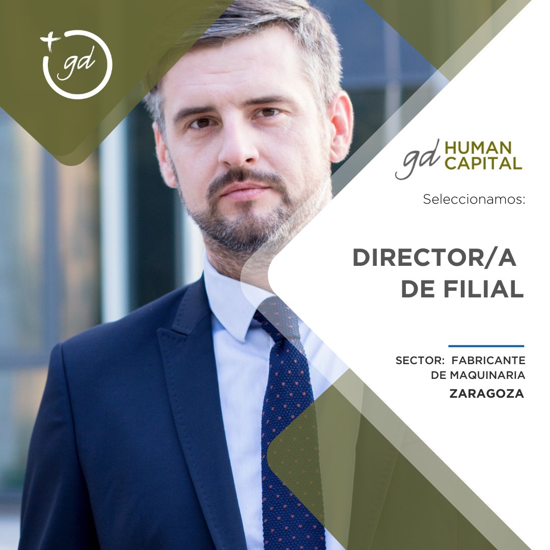 🔎 Seleccionamos un/a DIRECTOR DE FILIAL

📍 Zaragoza 

Para más información e inscripciones: jobsgdhumancapital.talentclue.com/es/node/102079…

<a href="/AlertasEmpleo/">Alertas de Empleo</a>
<a href="/AlertasTrabajo/">Alertas de Trabajo</a>
<a href="/EmpleoMayores50/">Empleo Mayores 50</a>
<a href="/TrabajoAragon/">Trabajo Aragon</a>
#trabajo #EMPLEO #empleos
<a href="/EmpleoZaragozaa/">Empleo Zaragoza</a>
