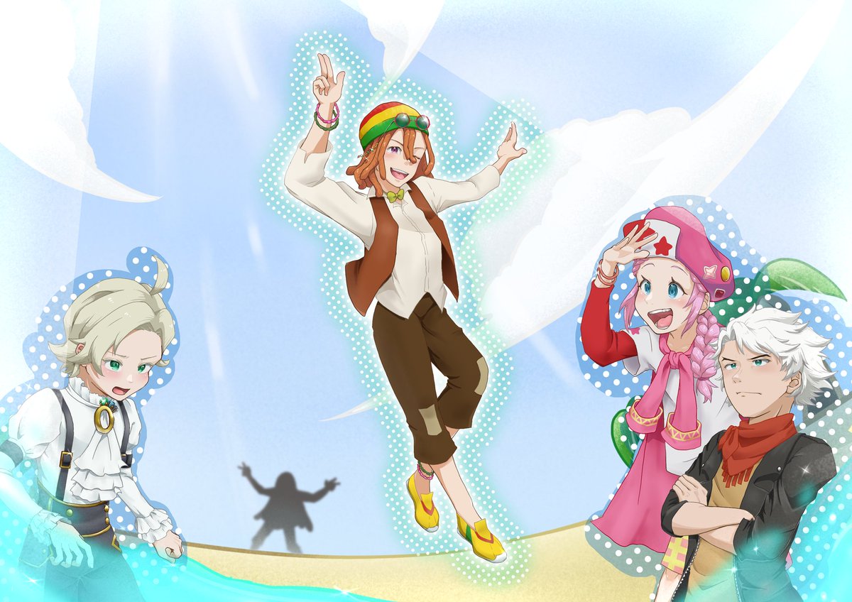 yuba0929's tweet image. 企画の動画に出させていただくことになり、描かせて貰ったイラストです〜☀️☀️☀️
久々にガッツリ描いて楽しかったです‼️🥟

#classicaloid #クラシカロイド