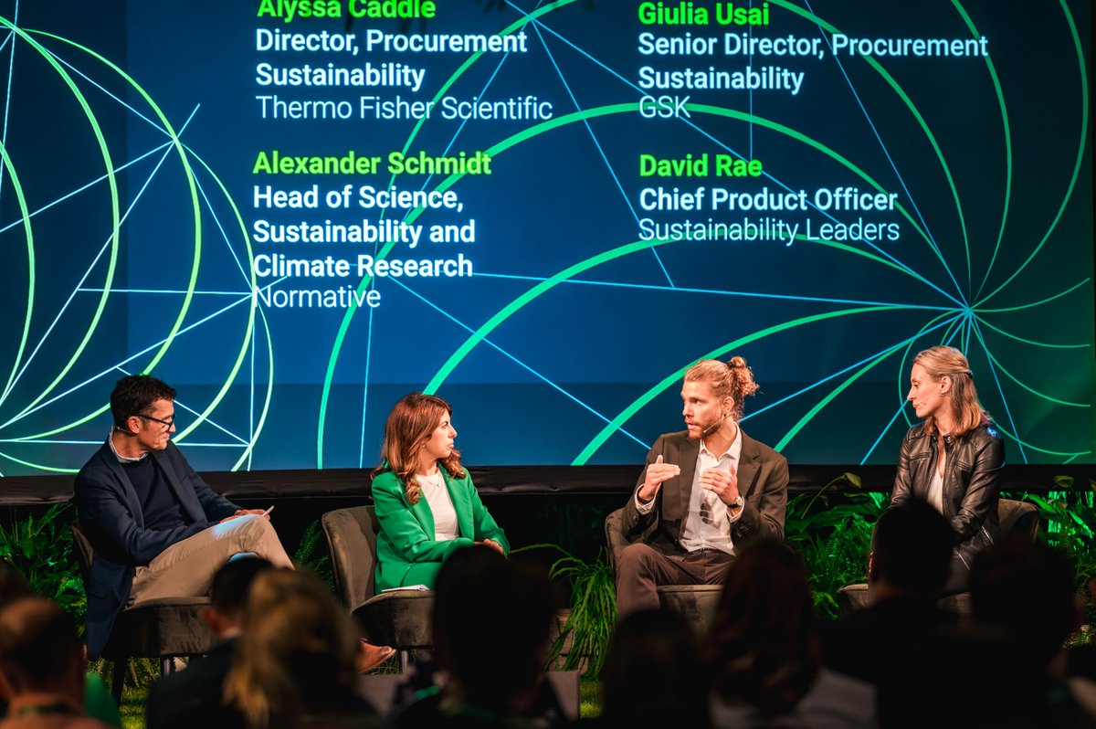 #Throwback to World Sustainability Congress! Dr Alexander Schmidt joined leaders from ThermoFisher and GSK to discuss how to drive supply chain #decarbonization. Here is a five-step outline for companies to engage supply chains in decarbonization: bit.ly/47jxJKL