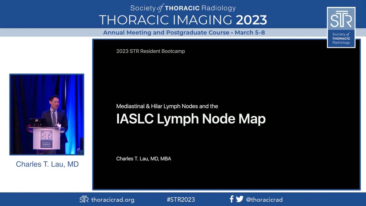 'Mediastinal and Hilar Lymph Nodes and the IASLC Lymph Node Map', presented by @dogstar. Watch: youtu.be/AgFrBWXIxlY