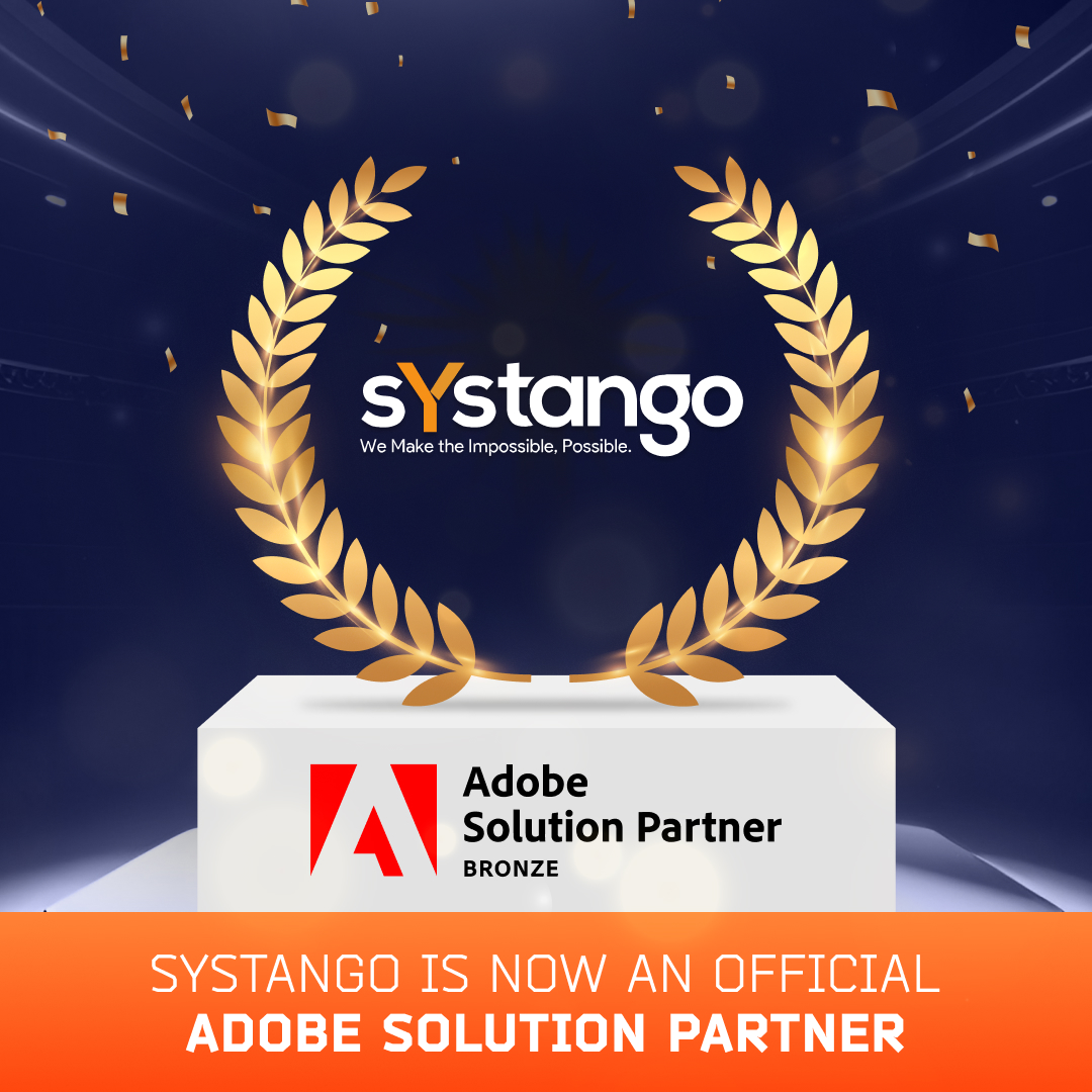 Systango's tweet image. Exciting news!

We&apos;re thrilled to announce that Systango is now an Adobe Solution Partner! 💡✨

This partnership opens up a world of possibilities for innovative solutions. 

Stay tuned for what&apos;s in store!

#AdobeSolutionPartner #Systango