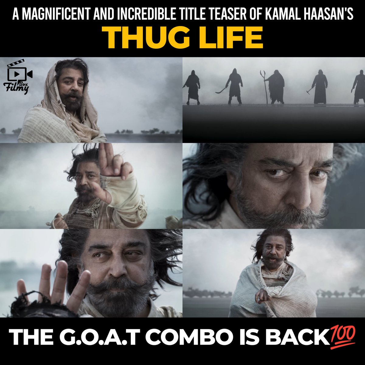 A New Name, A New History!
#ThugLife 
#KH234 #KamalHaasan #DulquerSalmaan #Trisha #JayamRavi #ManiRatnam #Anbarivu #Arrhaman #HBDUlaganayagan #HappyBirthdayKamalHaasan #Tamil #Kollywood