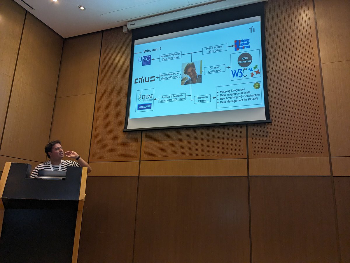 Ana Iglesias (@_aieme) on Twitter photo Happening now, the keynote by <a href="/dchavesf/">David Chaves-Fraga</a> in the #MEPDaW23 workshop about challenges in data management in evolving KGs 🚀 #ISWC23 <a href="/iswc_conf/">International Semantic Web Conference</a> Happening now, the keynote by <a href="/dchavesf/">David Chaves-Fraga</a> in the #MEPDaW23 workshop about challenges in data management in evolving KGs 🚀 #ISWC23 <a href="/iswc_conf/">International Semantic Web Conference</a>
