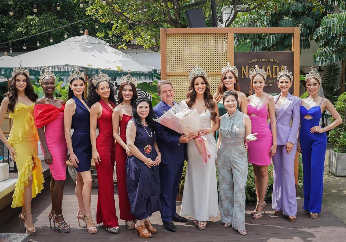 MissGrandInter's tweet photo. A big thank you to the 𝗣𝗲𝗿𝘂𝘃𝗶𝗮𝗻 𝗘𝗺𝗯𝗮𝘀𝘀𝘆 𝗶𝗻 𝗧𝗵𝗮𝗶𝗹𝗮𝗻𝗱 for the congratulatory meal to Luciana Fuster, the winner of MGI from #Peru, and all the MGI2023 team. It is a moment of great happiness and honor. 🇵🇪 🇹🇭

#MGI2023 #MGI 
#GrandExperiences https://t.co/LxCk8loBME